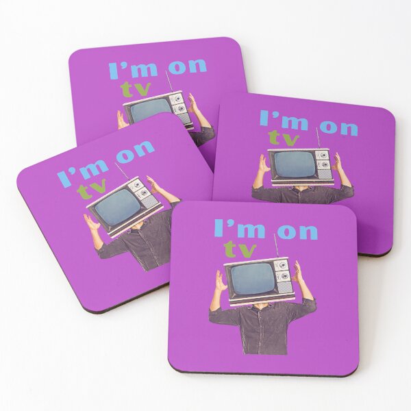 Item preview, The head in the screen. TV junkies designed and sold by Goliardika-Shop.