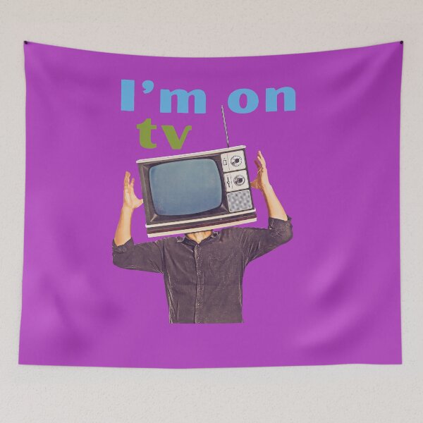 Item preview, The head in the screen. TV junkies designed and sold by Goliardika-Shop.