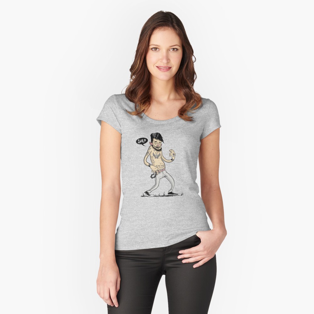 Item preview, Fitted Scoop T-Shirt designed and sold by rudyfaber.