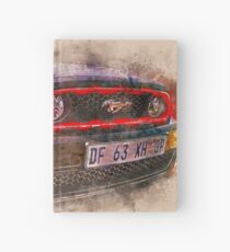 Watercolor Black Mustang Hardcover Journal