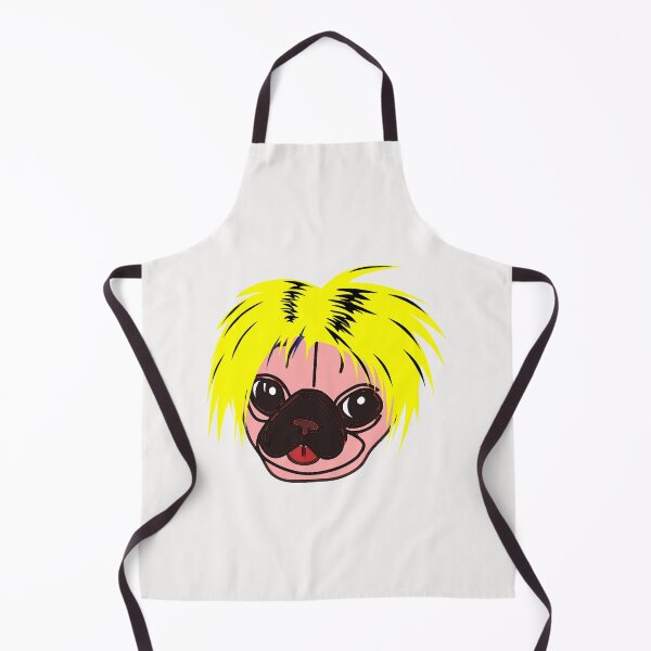 Item preview, Pug With A Yellow Wig designed and sold by Pugstuff.