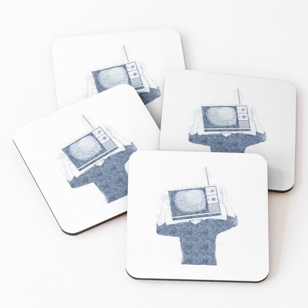 Item preview, Vintage TV with man inside the screen designed and sold by Goliardika-Shop.