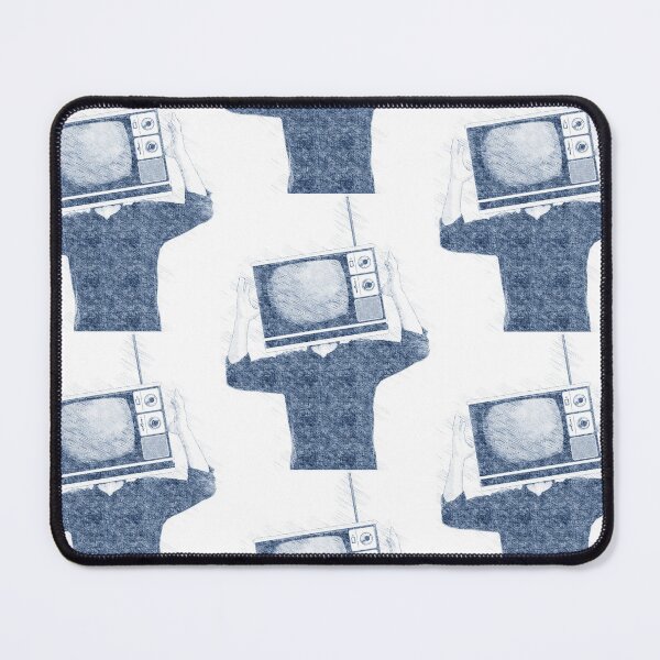 Item preview, Vintage TV with man inside the screen designed and sold by Goliardika-Shop.