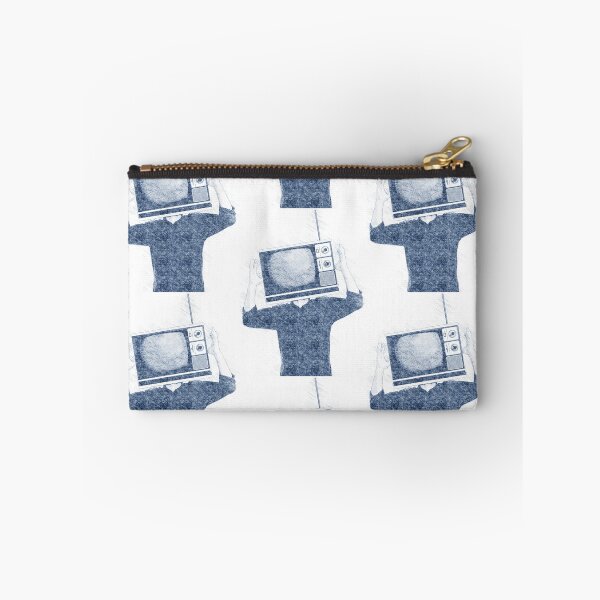Item preview, Vintage TV with man inside the screen designed and sold by Goliardika-Shop.