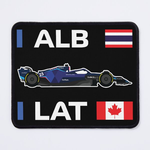 Item preview, Williams Racing F1 Team 2022 car FW44 Drivers Nicholas Latifi Alex Albon designed and sold by FormulaGTee1.