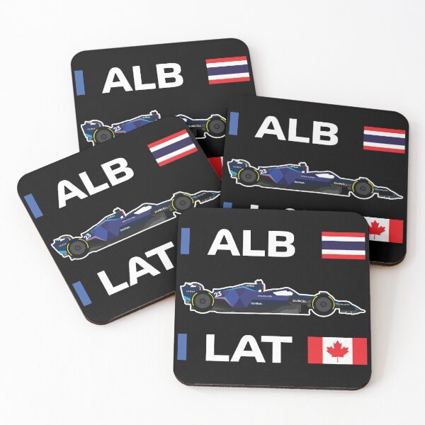 Item preview, Williams Racing F1 Team 2022 car FW44 Drivers Nicholas Latifi Alex Albon  designed and sold by FormulaGTee1.
