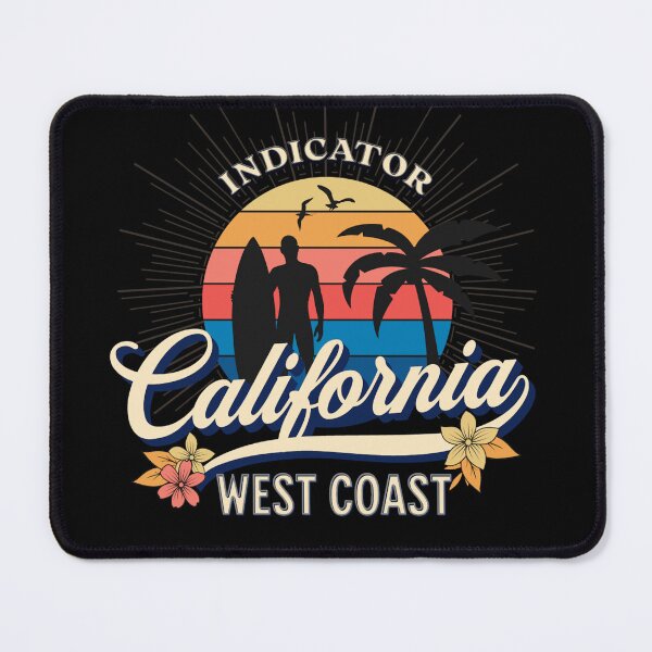 Item preview, Surf Spots Indicator Los Angeles Palos Verdes California Surfing designed and sold by CattlettArt.