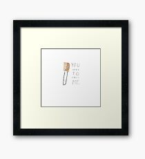 You Use To Call Me Framed Print