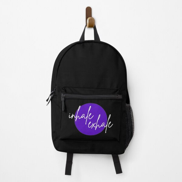 Item preview, Inhale / exhale Purple (white font) designed and sold by Sinmara12.