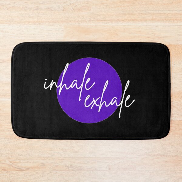 Item preview, Inhale / exhale Purple (white font) designed and sold by Sinmara12.