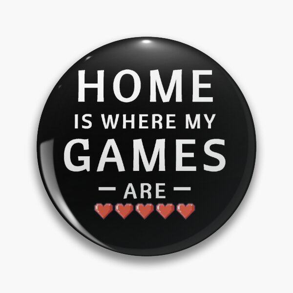 Item preview, HOME IS WHERE MY GAMES ARE designed and sold by DreamerJournal.