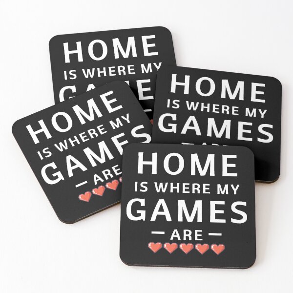 Item preview, HOME IS WHERE MY GAMES ARE designed and sold by DreamerJournal.