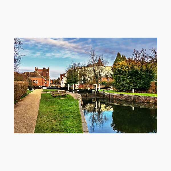 Stadtschloss Newbury auf dem Kennet und Avon Fotodruck