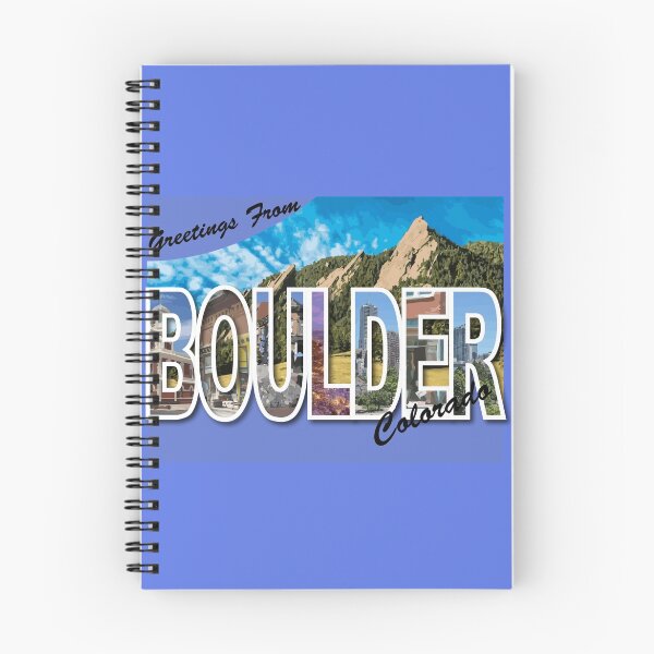 Item preview, boulder colorado postcard designed and sold by ShawnintheLawn.