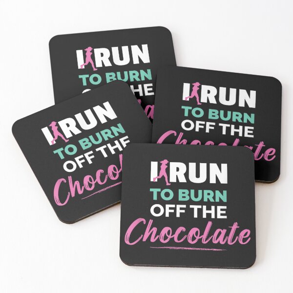 Item preview, i run to burn off the chocolate, chocolate,funny,chocolate milk,dessert,hot chocolate,sweet,chocolate bar,chocolate lover,dark chocolate,milk chocolate,candy,chocolate lab designed and sold by NAZIMNADIR.