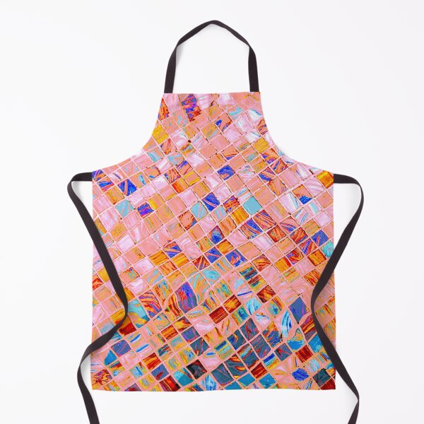 Item preview, Colorful dusty pink, yellow, turquoise, teal, dusty navy blue, red marble mosaic texture designed and sold by fowons.