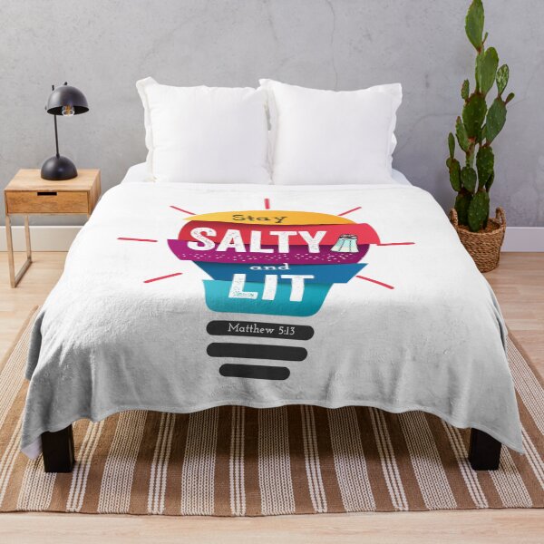 Item preview, Scripture Quote - Stay Salty and Lit - Matthew 5:13 designed and sold by JacquelineLim.