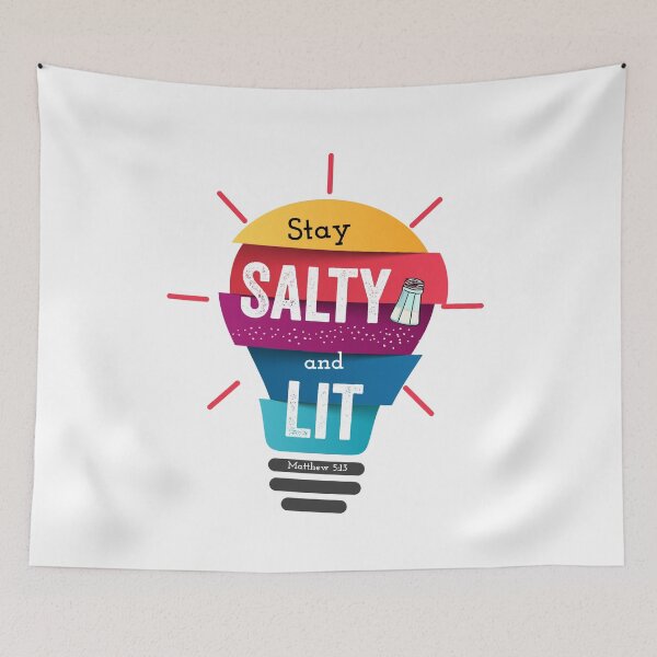 Item preview, Scripture Quote - Stay Salty and Lit - Matthew 5:13 designed and sold by JacquelineLim.