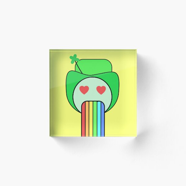 Aperçu de l'œuvre Waldo Lucky Charms - Lancer un arc-en-ciel - Waldo Lucky Charms Emoji créée et vendue par KBCShop.
