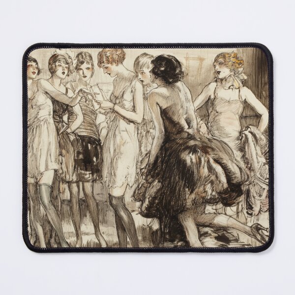 Item preview, Women Dressing by Henry Raleigh - Vintage Art designed and sold by RickE.