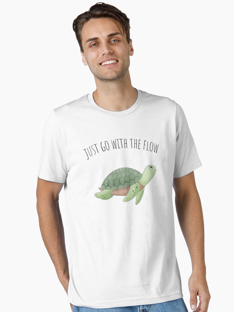 Thumbnail 1 of 7, Essential T-Shirt, Just go with the flow designed and sold by JohnStrelecky.