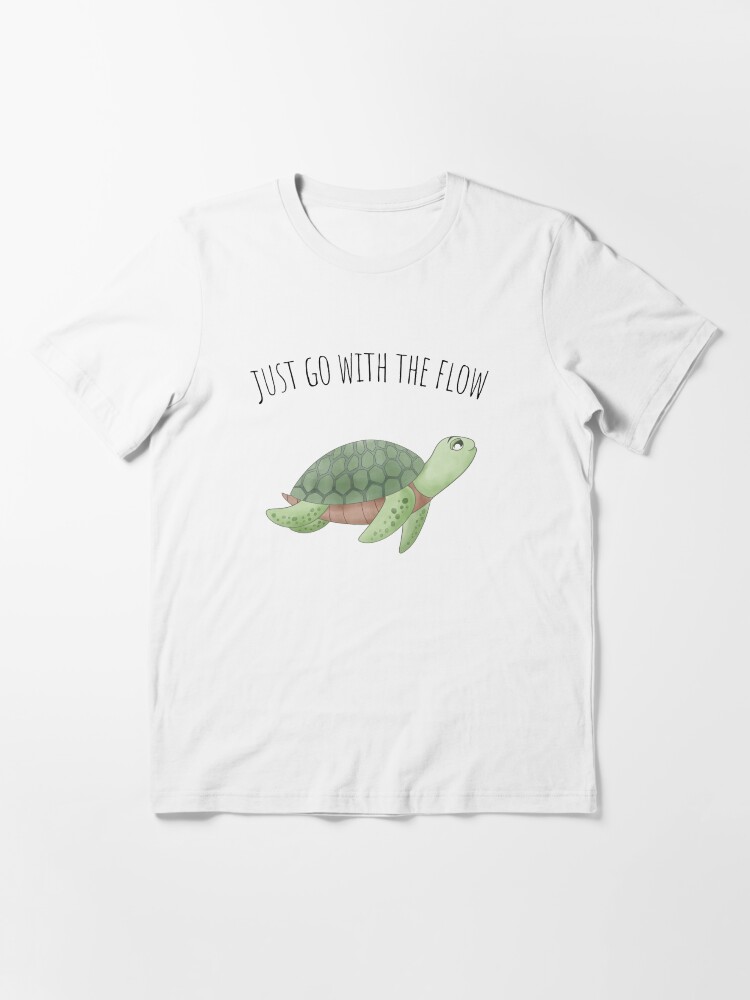 Thumbnail 3 of 7, Essential T-Shirt, Just go with the flow designed and sold by JohnStrelecky.