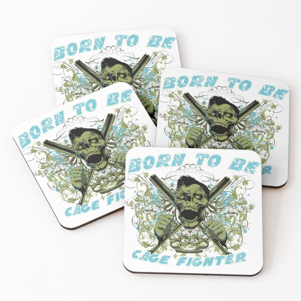 Item preview, Born to be a cage fighter designed and sold by senpaibunny.