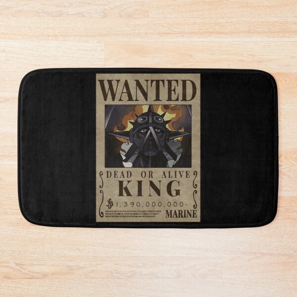 Item preview, King "The Conflagration" Wanted Poster One Piece Bounty designed and sold by One Piece Bounty Poster.