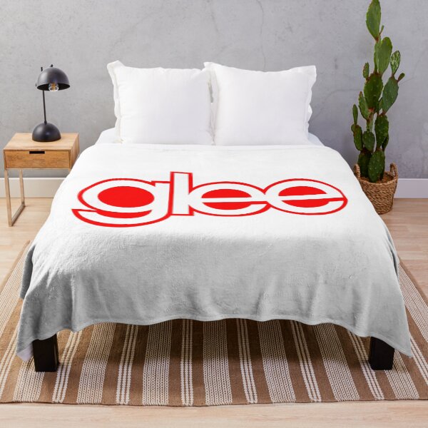 Item preview, Glee logo red and white Fitted designed and sold by MarcyFDT3.