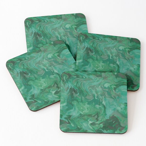Item preview, Mármol Ocean Current - Verde designed and sold by Allison Stockslager.