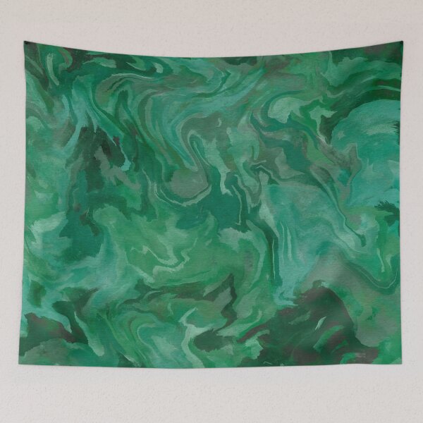 Aperçu de l'œuvre Marbre Ocean Current - Vert créée et vendue par Allison Stockslager.