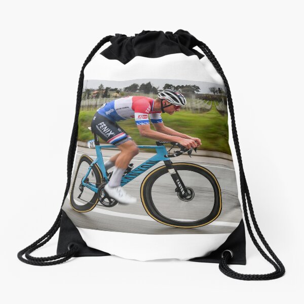 Cycling Drawstring Bags Biking BMX CSB107 Personalised Cotton Named Cycle Bag 