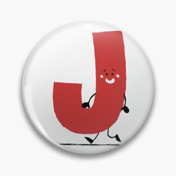 Item preview, Letter J - Cute Alphabet - Name Begins With J designed and sold by Jennifer Farley Illustration.