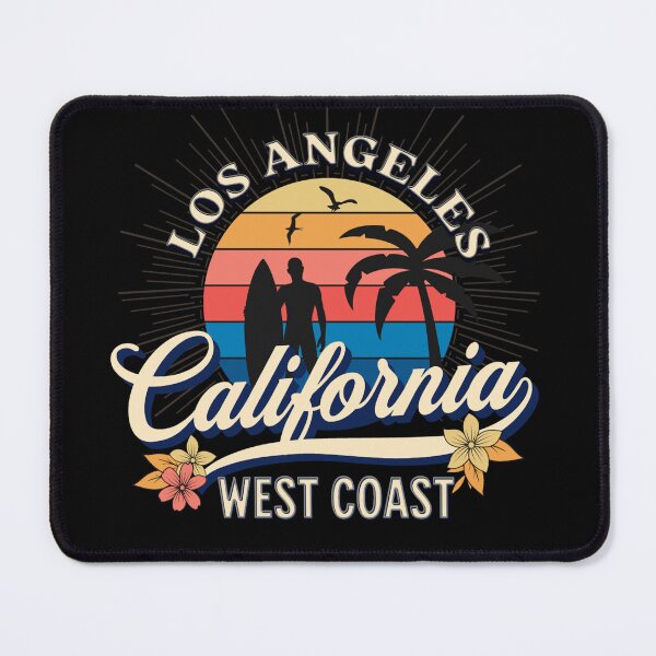 Item preview, Beaches Surfing Los Angeles California designed and sold by CattlettArt.