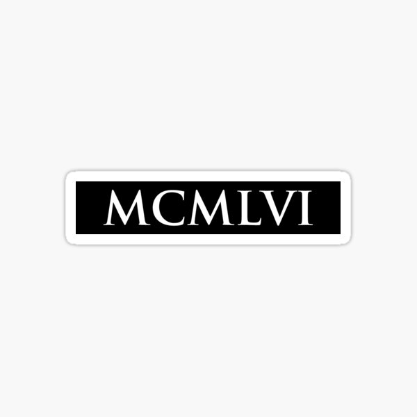 Item preview, 1956 MCMLVI (Roman Numeral) designed and sold by gemgemshop.
