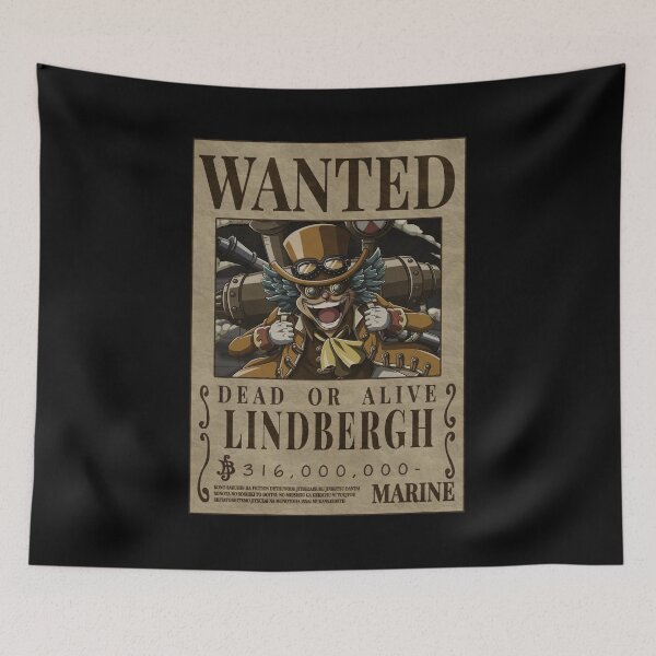 Item preview, Lindbergh Wanted One Piece commander Revolutionary Army designed and sold by One Piece Bounty Poster.