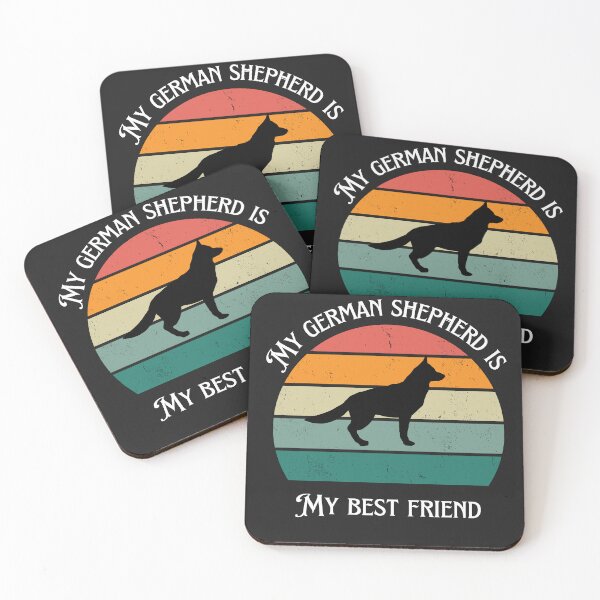Item preview, My german shepherd is my best friend.  designed and sold by Doggymadness.