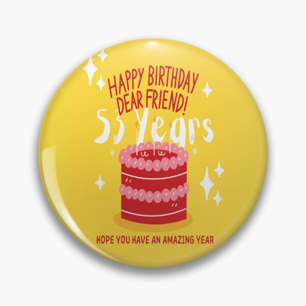 Item preview,  Happy Birthday Dear Friend -53 years-Hope you have an Amazing year designed and sold by cardofkind.