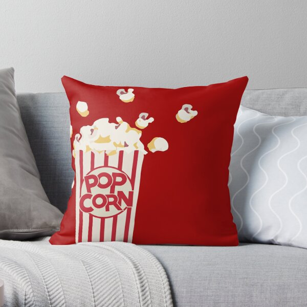 Popcorn Throw Pillow By All About Vibe