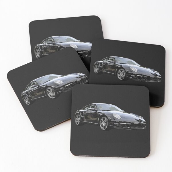 Item preview, Black Porsche 997 Turbo Designs designed and sold by Pure9Design.