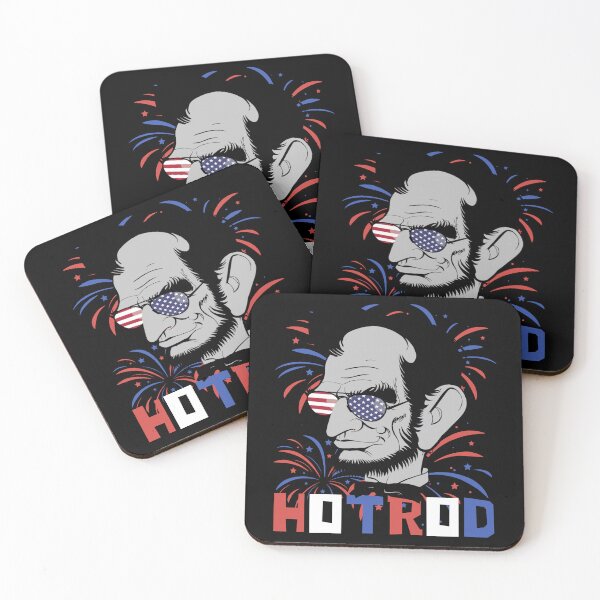 Item preview, Hot Rod Abraham Lincoln Presidents Day Funny Muscle Car designed and sold by CharJens.