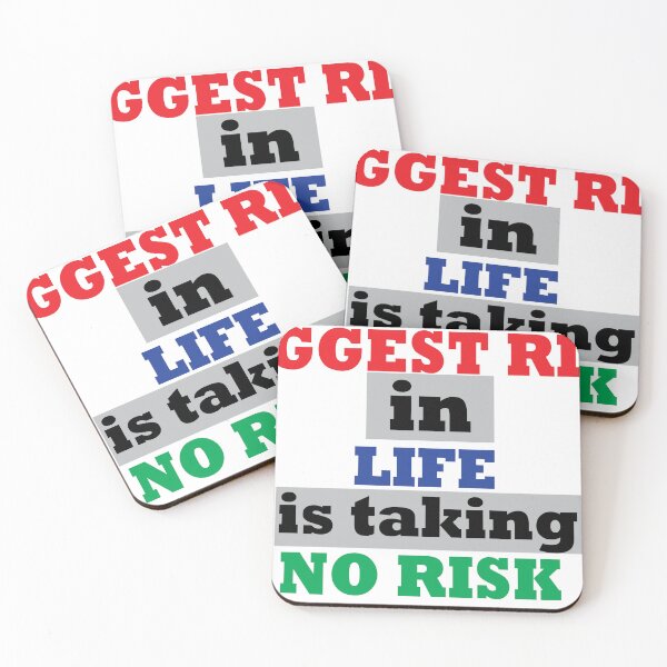 Item preview, Biggest Risk in Life is Taking No Risk | Trading Lessons designed and sold by CadDesignerr.