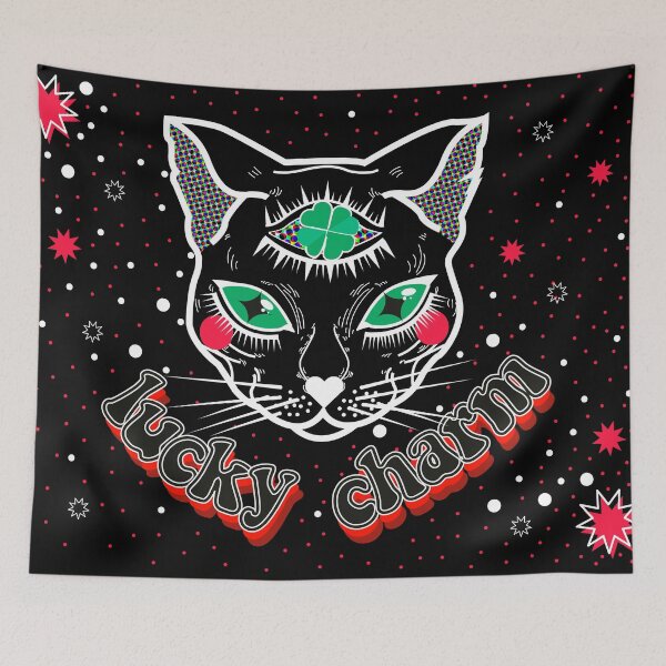 Item preview, Lucky Charm Black Cat designed and sold by racharanha.