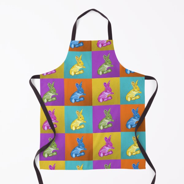 Item preview, Colorful Square Bunny Pattern designed and sold by Anonymous Badger.