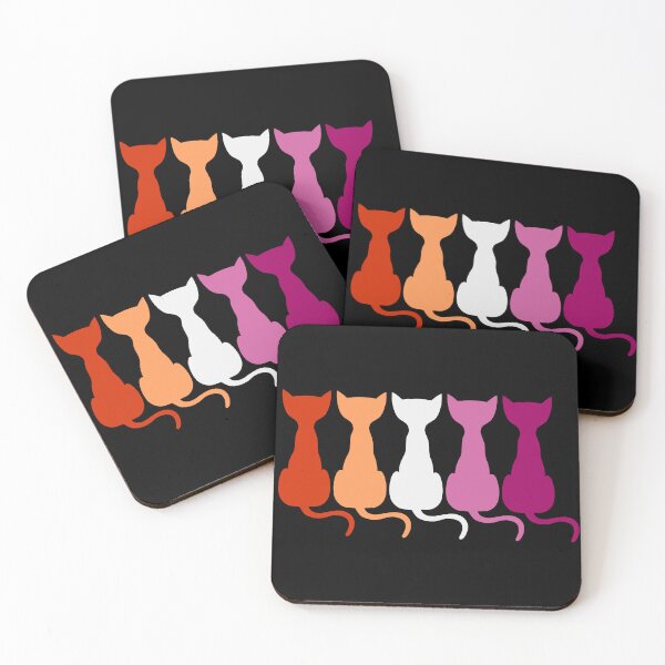 Item preview, Cat Lesbian flag designed and sold by GraphismNinja.