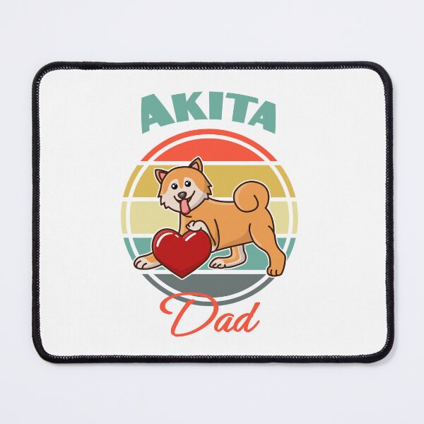 Item preview, Akita Inu Dad Dog puppy Lover Cute Mothers Day Father's day designed and sold by Meteor77.