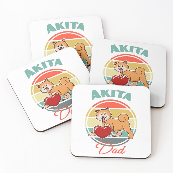 Item preview, Akita Inu Dad Dog puppy Lover Cute Mothers Day Father's day designed and sold by Meteor77.