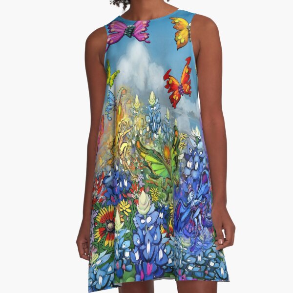 Item preview, Wildflowers Pixies and Butterflies designed and sold by Kevin Middleton.