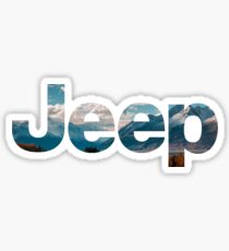Pegatina logotipo de jeep