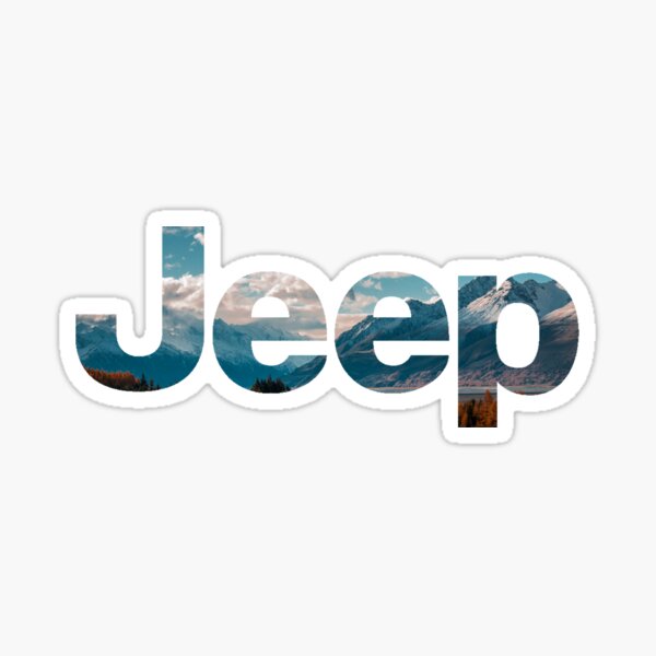 jeep logo Sticker